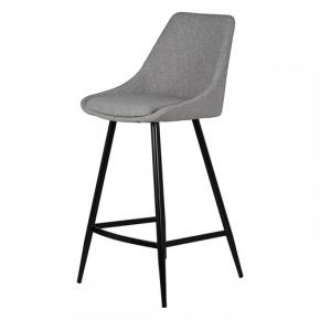 Light gray fabric bar stool