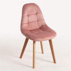 Pink scandinavian dsw upholstered side chair